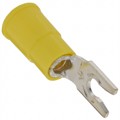 MVU10-6FLK - CONN SPADE TERM 10-12AWG #6 YEL