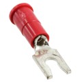 MVU18-4FLK - CONN SPADE TERM 18-22AWG #4 RED