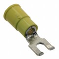 MVU10-6FFBK - CONN SPADE TERM 10-12AWG #6 YEL