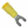 MVU10-6FK - CONN SPADE TERM 10-12AWG #6 YEL