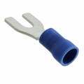34165 - CONN SPADE TERM 14-16AWG #6 BLU