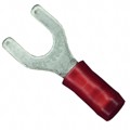 32051 - CONN SPADE TERM 16-22AWG #10 RED