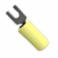 1-322985-0 - CONN SPADE TERM 10-12AWG #6 YEL