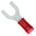 8-32054-1 - CONN SPADE TERM 16-22AWG #10 RED