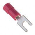 0190990009 - CONN SPADE TERM 18-22AWG #6 RED
