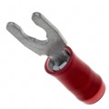 52929 - CONN SPADE TERM 16-22AWG #6 RED