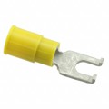 0191210047 - CONN SPADE TERM 10-12AWG #8 YEL
