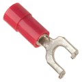 0191210007 - CONN SPADE TERM 18-22AWG #8 RED