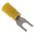 0191310002 - CONN SPADE TERM 10-12AWG #10 YEL