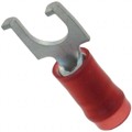 1-331366-0 - CONN SPADE TERM 16-22AWG #10 RED