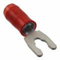 52928 - CONN SPADE TERM 16-22AWG #5 RED