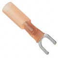 0191640008 - CONN SPADE TERM 18-22AWG #10 RED