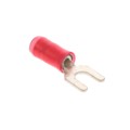 8-34080-1 - CONN SPADE TERM 16-22AWG #6 RED