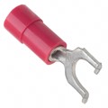 0191210009 - CONN SPADE TERM 18-22AWG #10 RED