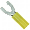 52963 - CONN SPADE TERM 10-12AWG #10 YEL