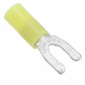 52474 - CONN SPADE TERM 10-12AWG #8 YEL