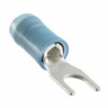 130531 - CONN SPADE TERM 14-16AWG #8 BLU
