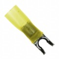 MH10-8FLK - CONN SPADE TERM 10-12AWG #8 YEL