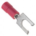 0190990003 - CONN SPADE TERM 18-22AWG #8 RED