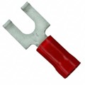 324560 - CONN SPADE TERM 16-22AWG #6 RED