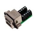 MUSBC41130 - ADAPT USB A RCPT TO TERM BLOCK