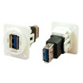 CP30205NXW - FT USB3.0 A-A PLAIN HOLE WHITE