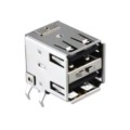 1002-004-01010 - CONN RCPT USB2.0 TYPEA STACK R/A