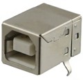 USB-B1HSW6 - CONN RCPT TYPEB 4POS R/A