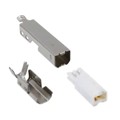 1002-029-02300 - CONN PLUG USB2.0 TYPEB 4POS SLD