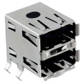 1903815-1 - CONN RCPT USB2.0 TYPEA STACK R/A