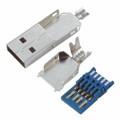1003-023-01300 - CONN PLUG USB3.0 TYPEA 9POS SLD