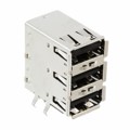 33UBAR-TSN1R - CONN RCPT TYPEA STACKED 12POS RA