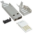 KUSBX-AP-KIT-SC - CONN PLUG USB TYPE A SLDCUP