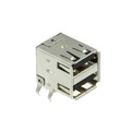 AU-Y1008-R - CONN RCPT USB1.1 TYPEA STACK R/A