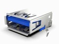 USB1135-15-9-L-B - USB A 3.0 SKT RA HIGH LIFE 15U"