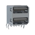 USB-A-D-F-B-TH - CONN RCPT USB2.0 TYPEA STACK R/A