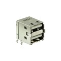 0672982190 - CONN RCPT TYPEA STACKED 8P TH RA
