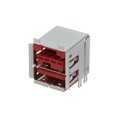55917-601LF - CONN RCPT USB2.0 A/PWR COMBO R/A