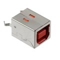 USBR-B-S-S-O-VT - CONN RCPT USB2.0 TYPEB 4POS VERT