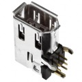 3E106-2230KV - CONN RCPT IEEE 1394 FIREWIRE R/A