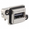 MUSBR-A111-30 - CONN RCPT USB2.0 TYPEA 4P PCB RA