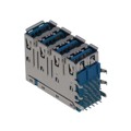 1003-007-01010 - CONN USB 3.0 4-PORT 15U" AU