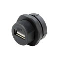 34000000-03 - USB CIRLE PCB PANEL MOUNT(THREAD