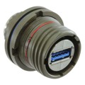 USB3FTV7AGF312 - CONN RCP USB3.0 TYPEA 9P PNL MNT