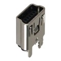KMBVX-TH-5S-B30 - MINI USB B VERT. 5P, BLK, 30U, R