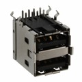 0672983091 - CONN RCPT TYPEA STACKED 8POS R/A