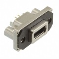 MUSBE55100 - CONN RCPT USB2.0 MINI AB PCB R/A