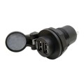 1334000000-01 - 12-24V DOUBLE USB 2.0 PANEL MOUN