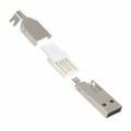 1001-022-01300 - CONN PLUG USB1.1 TYPEA 4POS SLD