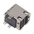 72309-7024BLF - CONN RCPT USB2.0 TYPEA STACK R/A